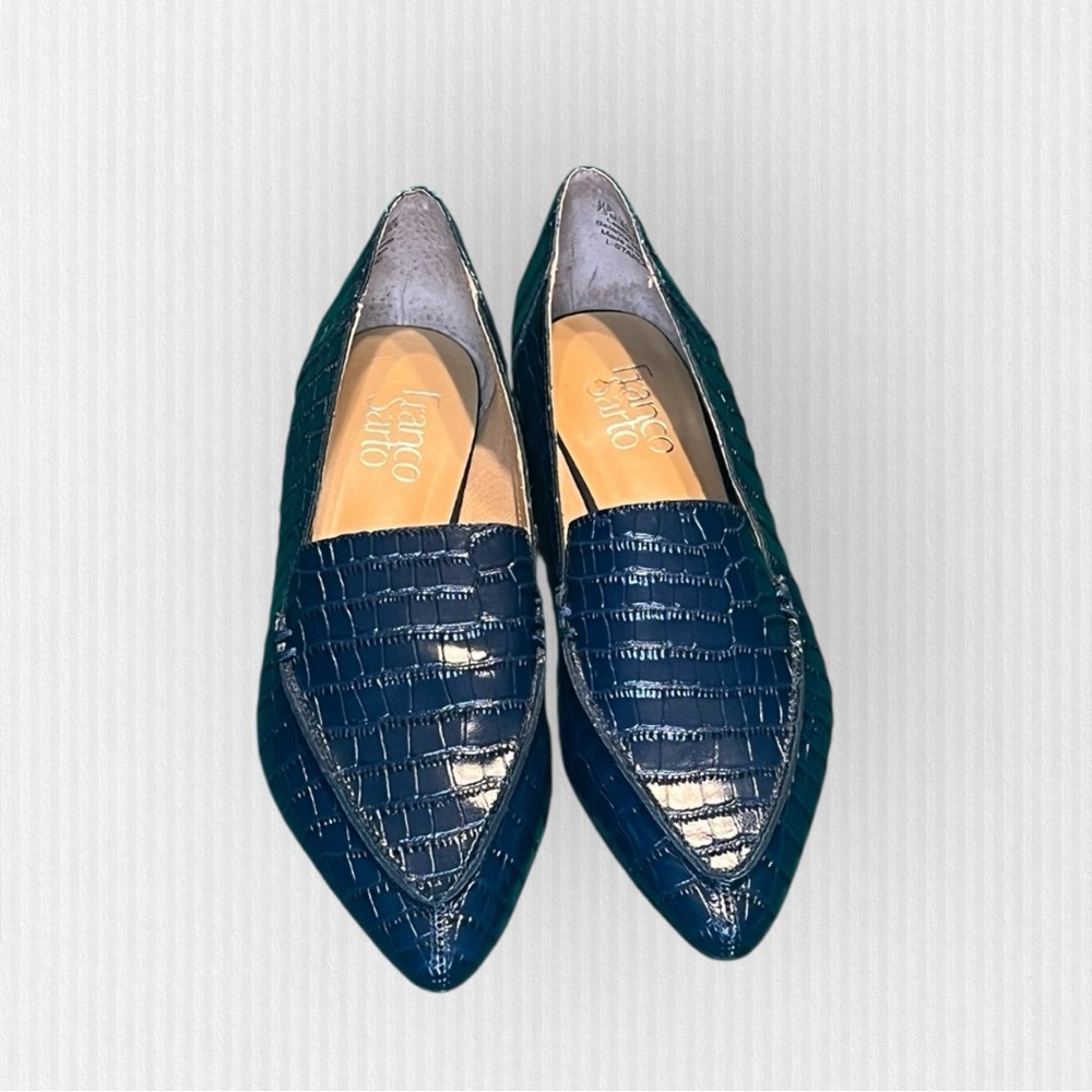 Franco Sarto Navy Blue Loafers
